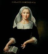 unknow artist Portrait of Charlotte de Monaco oil painting on canvas